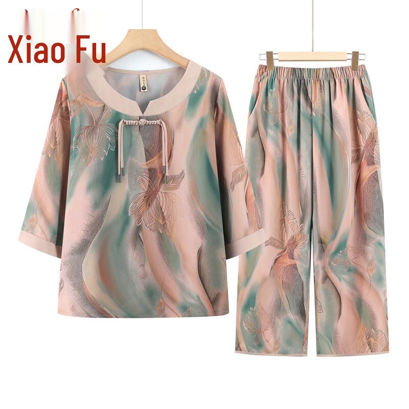 Women's New Chinese Style Casual Two-Piece Set