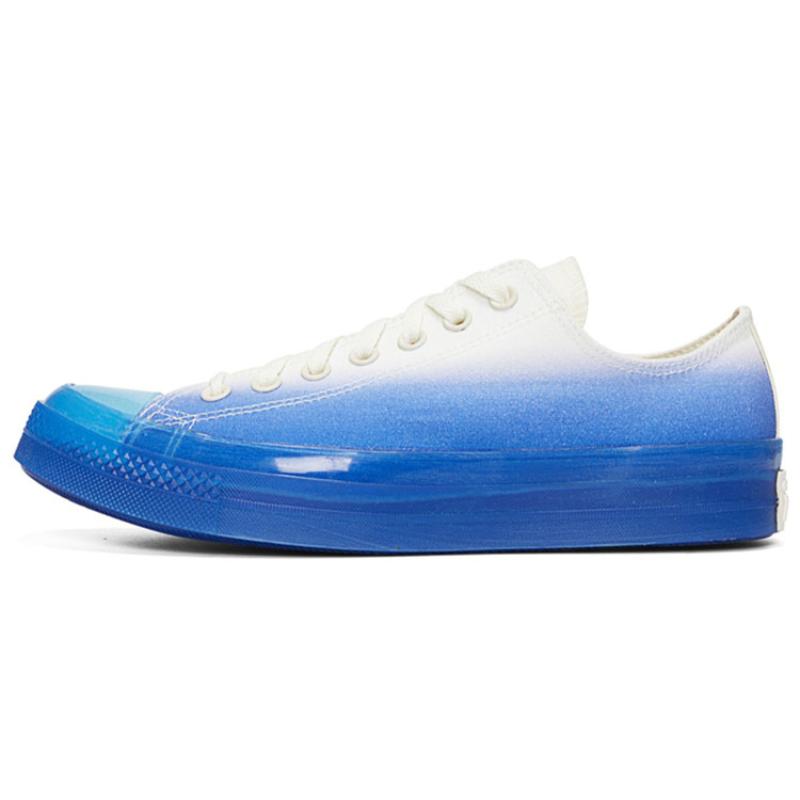 Converse Chuck Taylor Seasonal Comfortable and Versatile Low-Top Espadrilles Unisex Blue & White
