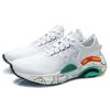 Li Ning Arashi Plus Cushioning Slip Resistant Abrasion Resistant Low top Running Shoes Unisex White Red Green ARHR143-4