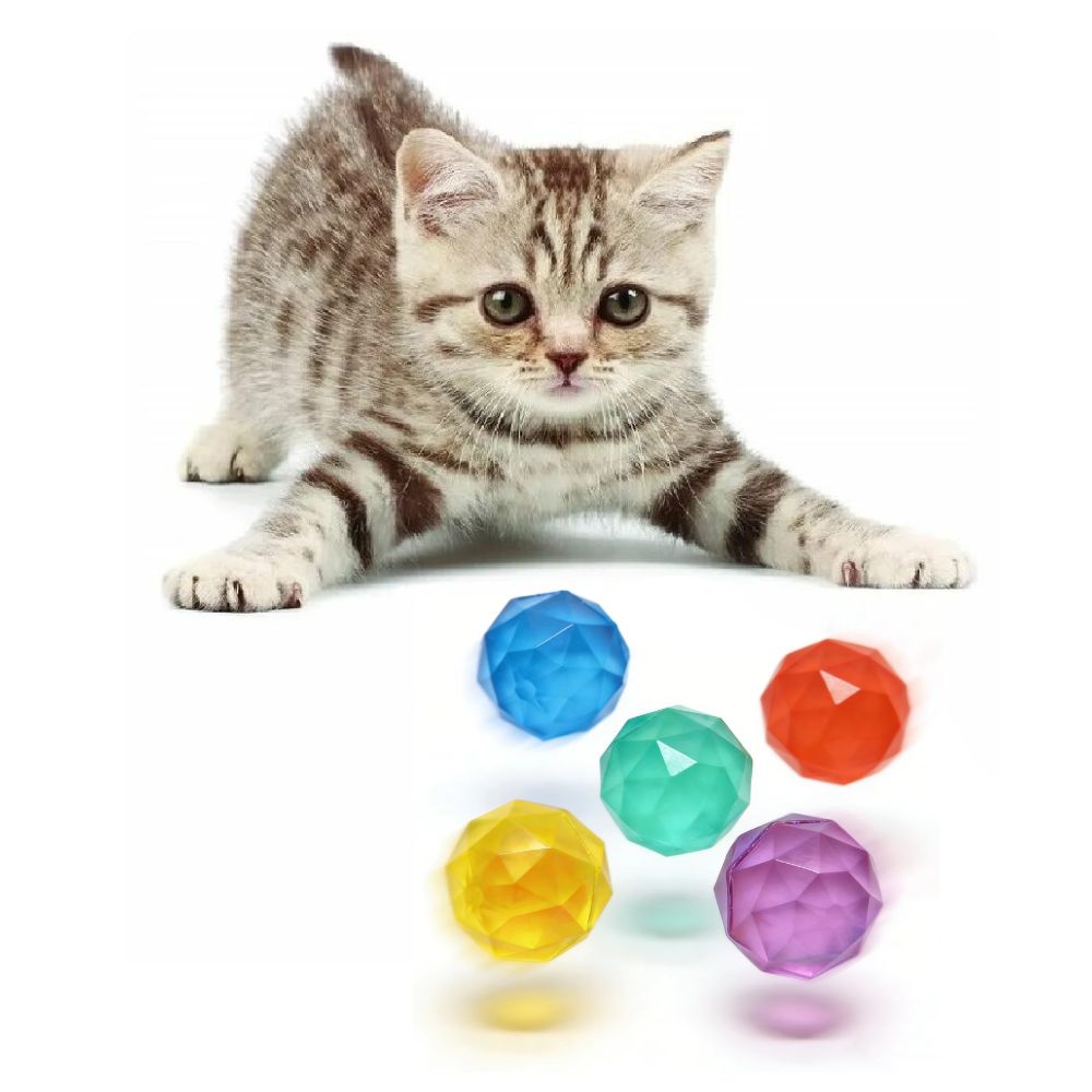 10/15/50/100pcs 25mm Rubber Bouncing Pet Toy Ball High Elasticity Mixing Colors Sparkling Birthday Party Game Prizes YMY