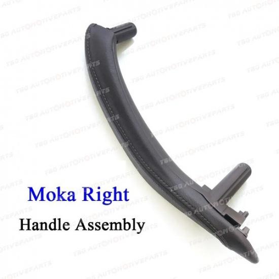 Door Pull Handle Cover with Leather Assembly For BMW X5 X6 F15 F16 2014 -2018