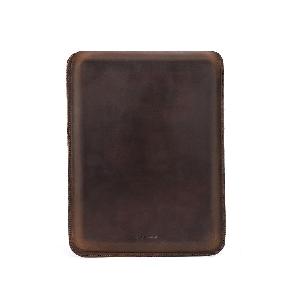 

Luxury Genuine Leather Laptop Sleeve Case for MacBook Air 13 M1 M2 M3 M4 Macbook Pro 14 Cover Bag Pro 13 inch Pouch 13.3 inch case кавовий