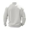 Half-zip Sweatshirt for Men Autumn/Winter Jacquard Small Check Pattern Stand-up Collar Casual Pullover Large Size Sweatshirt
