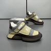 Casual Microfiber Leather Spring Breathable Increased Internal Platform Shoes for Male Women Fashion Running Chunky Sneakers