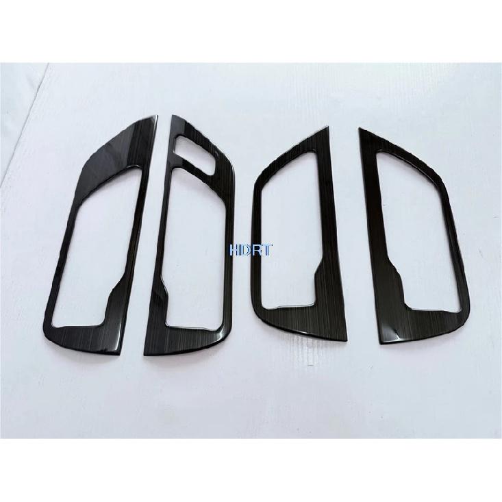 For Toyota Grand Highlander 2024 + Car Style Front Reading Light Air Vent Outlet Gear Shift Window Control Panel Black Interior