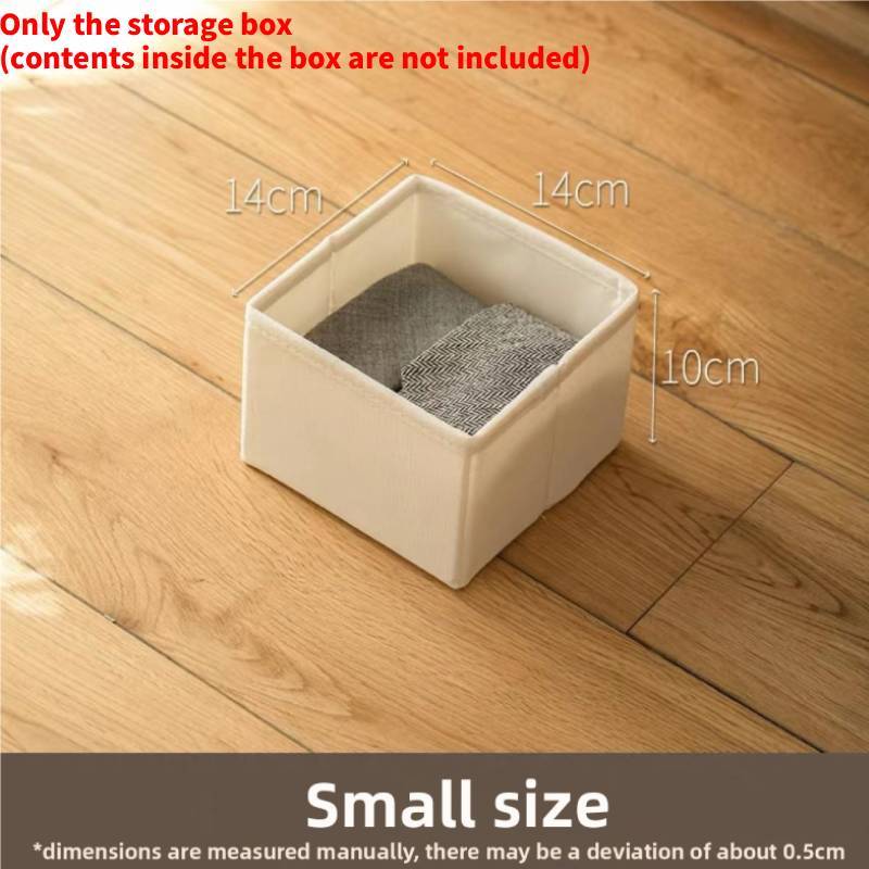 Japanese Style Underwear Drawer Organizer With Foldable Compartments For Bedroom Storage