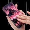 Phone Case For Oneplus 13R 13 12 10T 11 R10 Nord N100 N200 N10 9 9R CE 2 3 Z Pro Lite 5G Soft TPU Cover Pink Sunset Mountain Bag