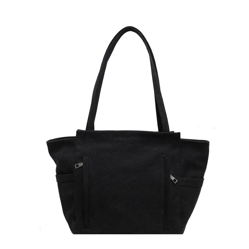 Bags Women's Fashion Korean Version Casual Simple ins Large Capacity Shoulder Bag Commuter Retro Texture New Handbag