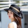 Fashion versatile organza bucket hat women's summer sunscreen face cover sun hat advanced design sense basin hat tide