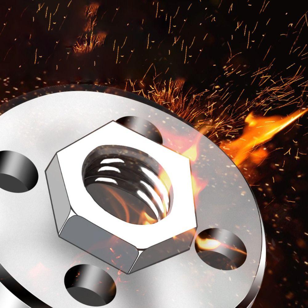 Metal Alloy Locking Flange Nut Screw Nut for Type 100 Angle Grinder Power Tools Accessories