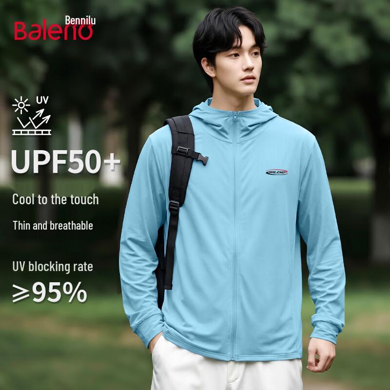 Baleno Men s UPF50+ Ice-Feel Sun Protection Hoodie 2XL