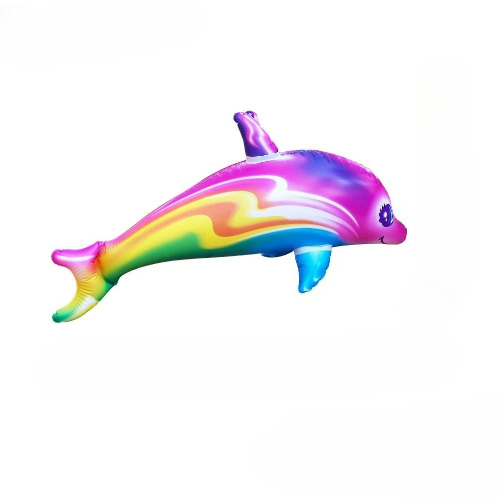 

Надувные игрушки для бассейна «Дельфин» и «Акула» с дизайном «Звездное небо» - ПВХ плавающие летние аксессуары для плавания для пляжных вечеринок, игрушки для бассейна 33inch