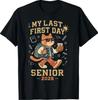 My Last First Day Senior 2026 Cat Back To School Cool Class T-Shirt