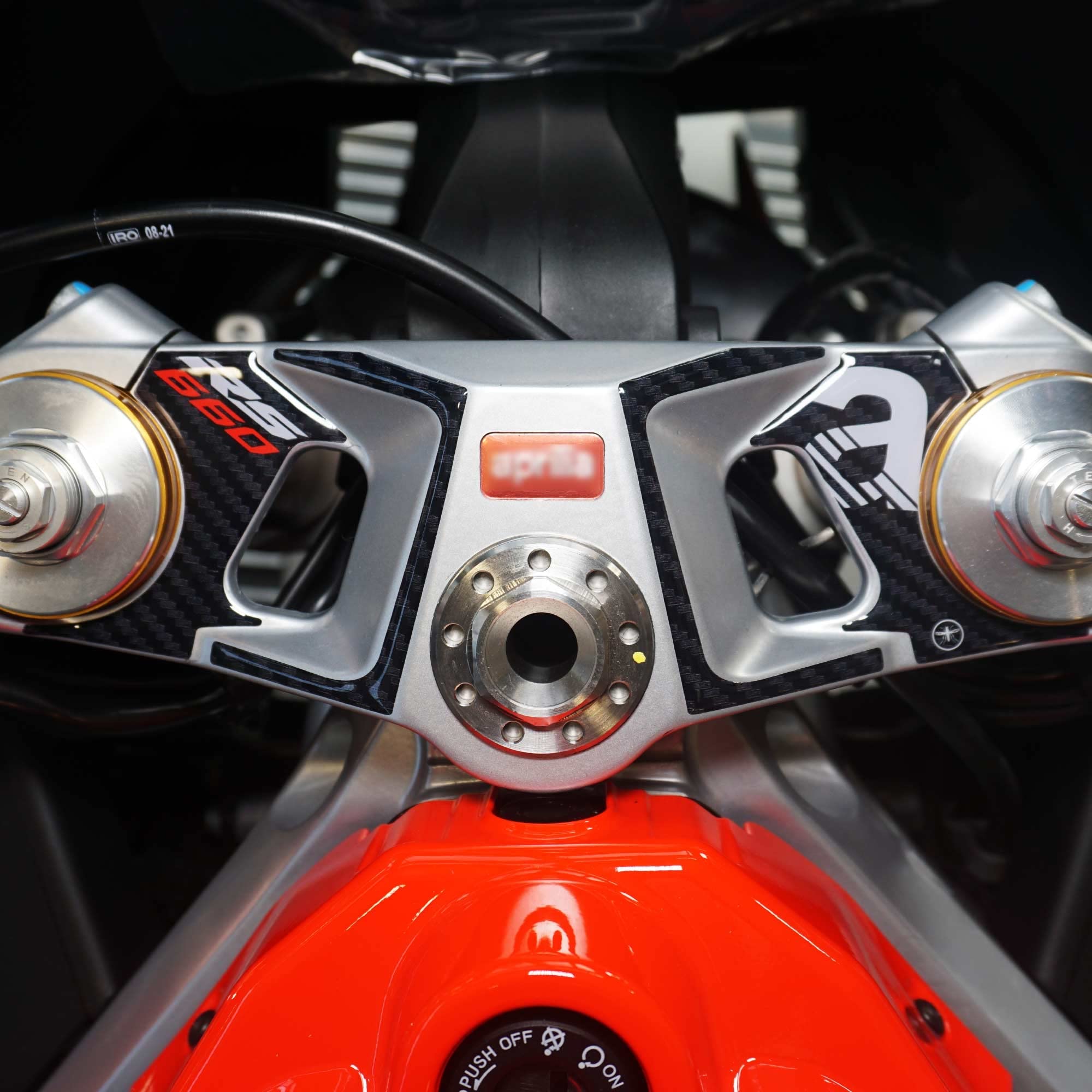 

labelbike - 3D sticker steering fork plate compatible with Aprilia RS6602022