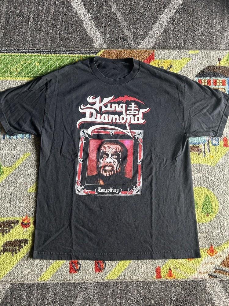 

Новая футболка King Diamond Conspiracy Band Подарок для фанатов Унисекс S-5XL Футболка CA30 Унисекс Футболка XXXL