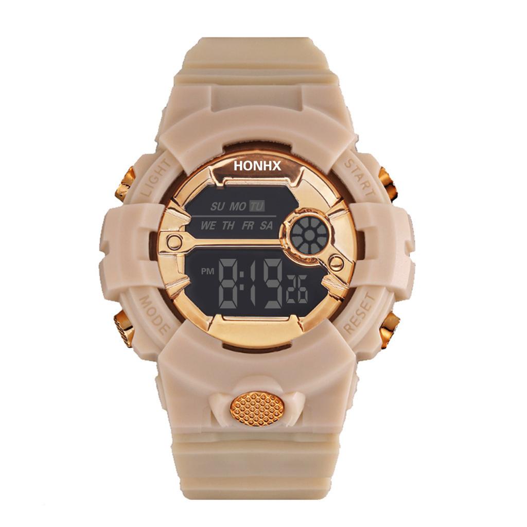 Orologio Digitale da Uomo Orologio Elettronico Sportivo Con Display Luminoso, Cronometro per Corsa, Sveglia, Orologio Fitness Resistente Per Attività all'Aperto