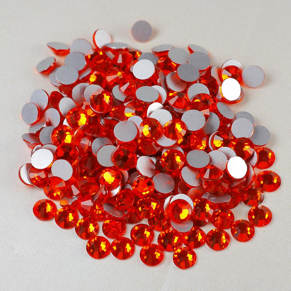 Crystal Ab Mixed Size Ss3-ss20 Bulk Package Non Hotfix Rhinestones Flat Back Rhinestones for Nail Art