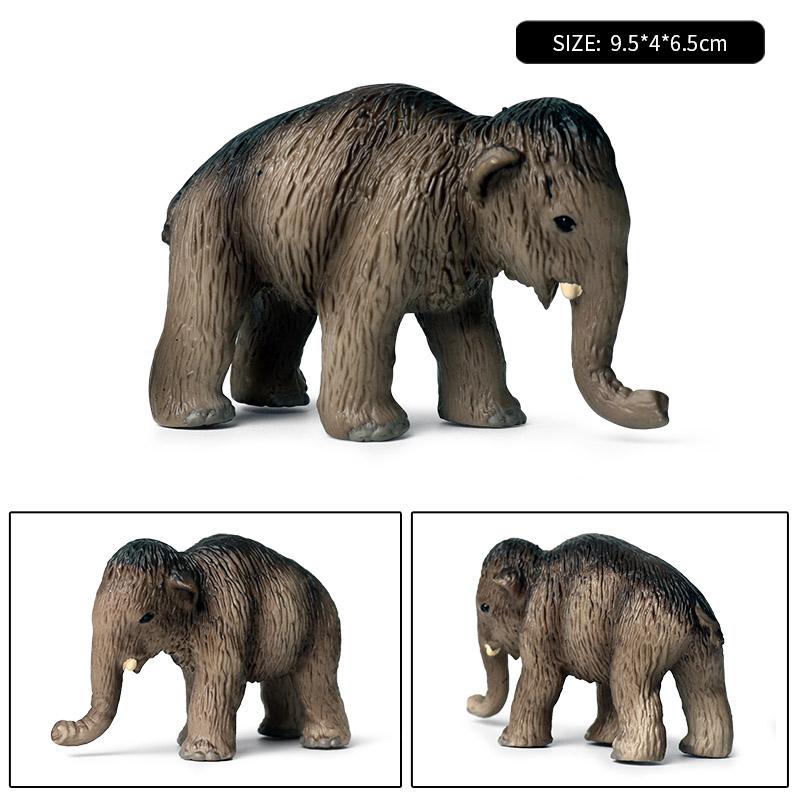 Oenux African Wild Animals Elephant Model Simulation Big Mammoth Action Figures Figurine PVC Educational Toy For Kids Gift