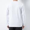 Men Fall Spring Top Buttoned V Neck Long Sleeves Pure Color Loose Pullover T-shirt Daily Wear Sport Homewear Clothes