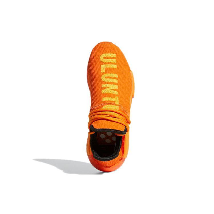 Pharrell x adidas NMD Human Race Orange Baskets Unisexe Orange Vif Noir Core GY0095