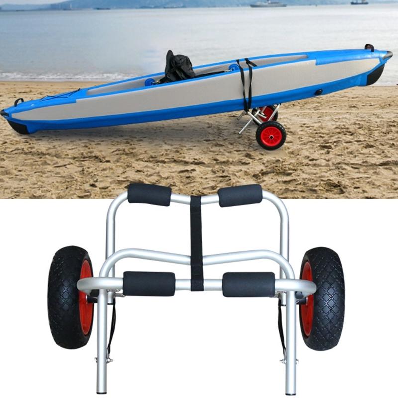 Canoes Dolly Trolley for Carry Kayak Paddleboard Transport Kayak Cart Foldable Boats Kayak Carriers Kayak Carriers Cart