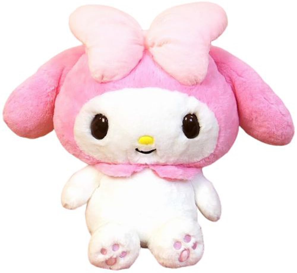 

Nakajima Corporation Fluffy My Melody Large Pink 43cm x 52cm x 28cm Sanrio My Melody Plush Toy 143051-20