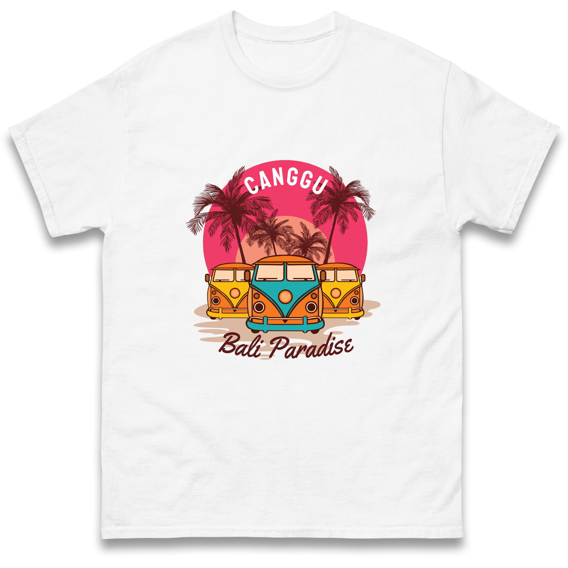 Canggu Bali Paradise T-Shirt Tshirt Mens Womens Tops Unisex Tees 100% Cotton 2XL