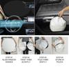 Foldable Car Window Sunshade Cover Car Front Windshield Sunscreen Visor with Storage Pouch UV Rays Protection