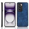 For Oppo Reno12 5G (Global) Case Stitching Line PU Leather Coated PC+TPU Phone Cover
