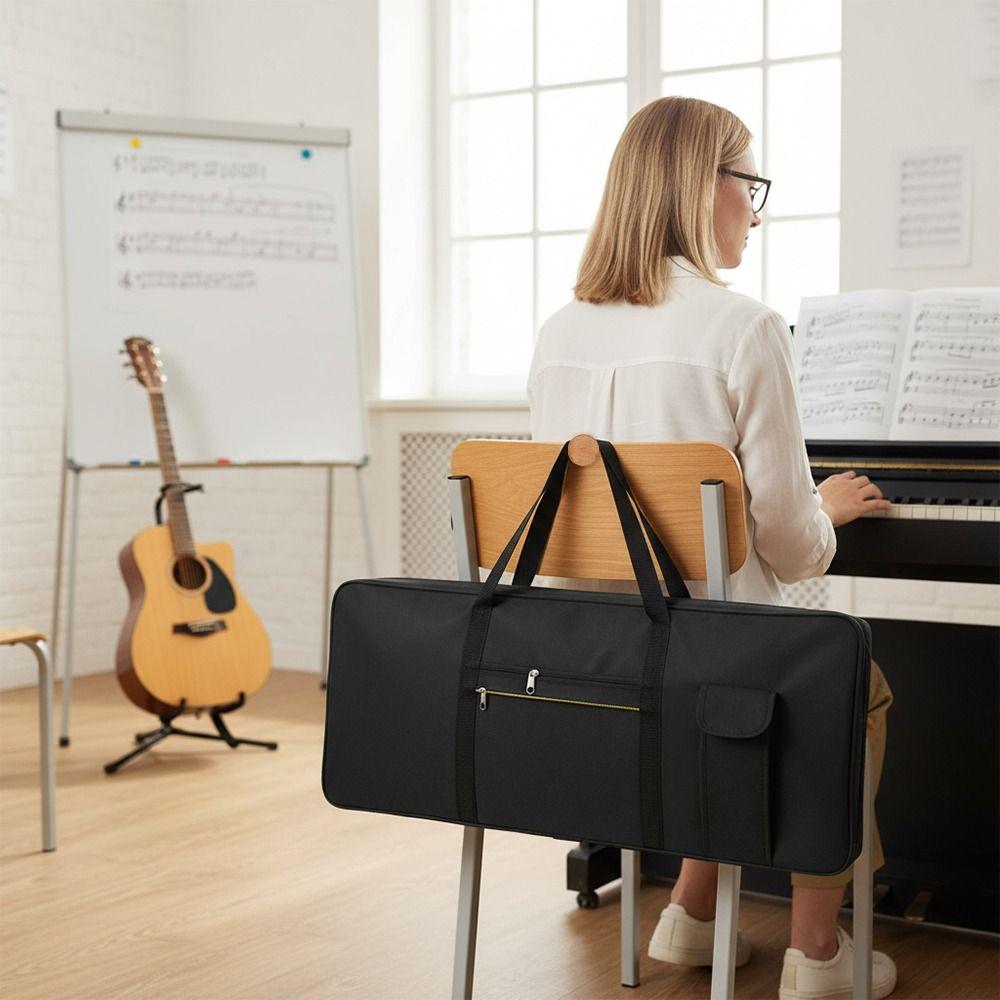 Oxford cloth Keyboard Storage Bag Black Electronic Piano Bag Instrument Protective Bag  Universal
