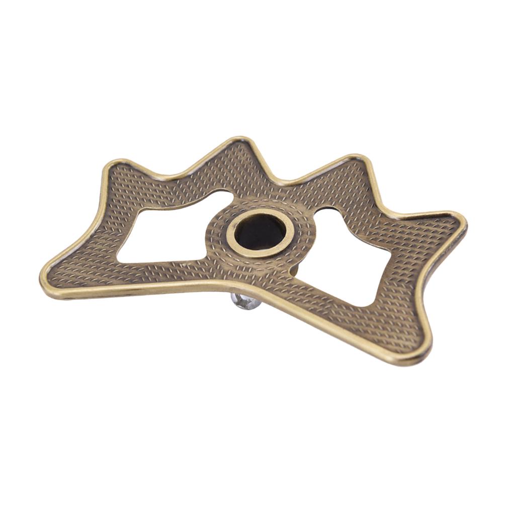 Pool Snooker Billiards Table Stick Cue Bridge Head Brass Crown Holder Rest 95MM Pool Snooker Billiards Table Stick Cue Bridge Head Brass Crown Holder Rest 95MM