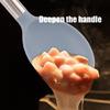 Practical Silicone Utensils Serving Spoon for Efficient Stirring and Scooping with Soft Grip and Spill Proof Assurances