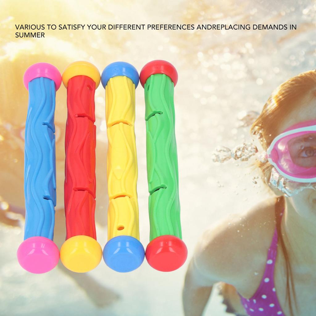 Underwater Play Sticks Children Pool Swimming Training Diving Stick Toys Set for Kids