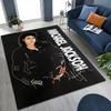 Michael Jackson Portrait Signature Printed Rug Absorbent Nonslip Carpet For Hallway Balcony Study Home Party Decor Halloween Gift