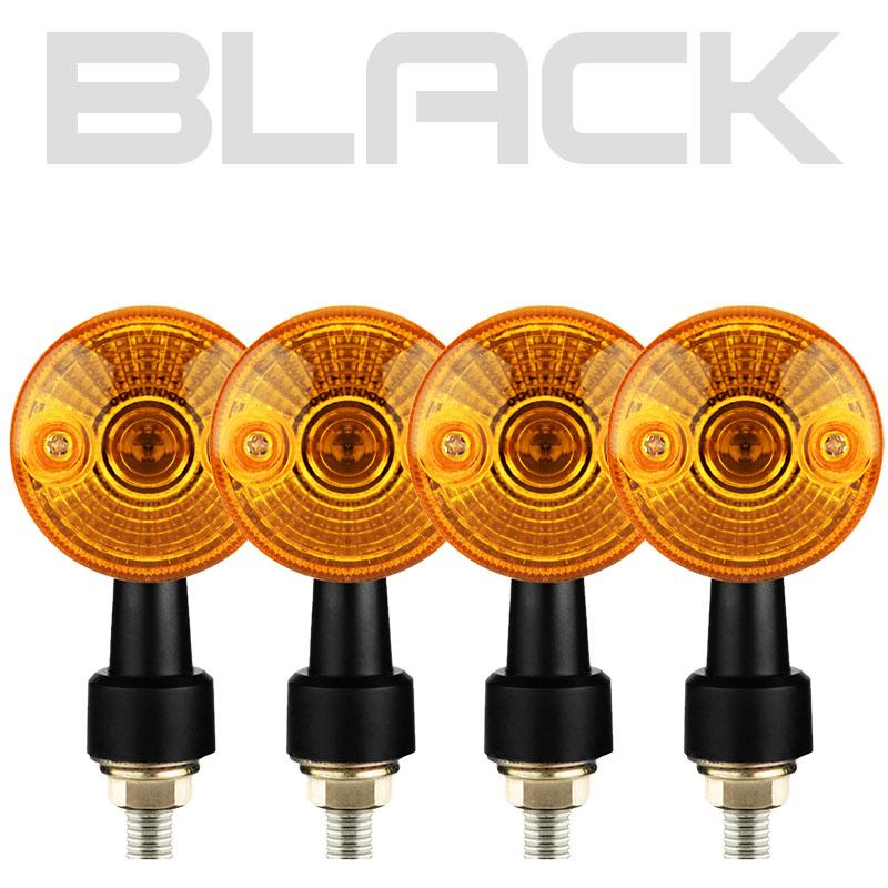 4pcs Motorcycle Indicator Signal Lights Motorcycle Turn Signal Blinker Light Lamp Flash Motorcycle Accessories for Honda Yamaha