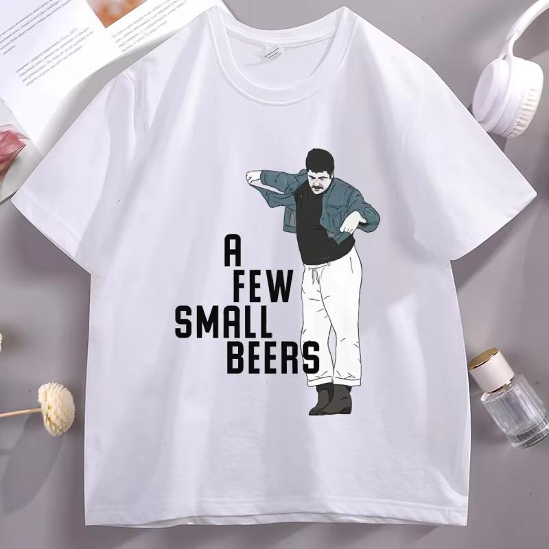 A Few Small Beers Unisex Heavyweight Tshirt Casual Comfortable Round Neck Short Sleeve Tshirt Streetwear Unisex Top S