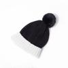 Autumn and winter new pony * Li color matching children's hairball wool knitted hat thickened scarf set