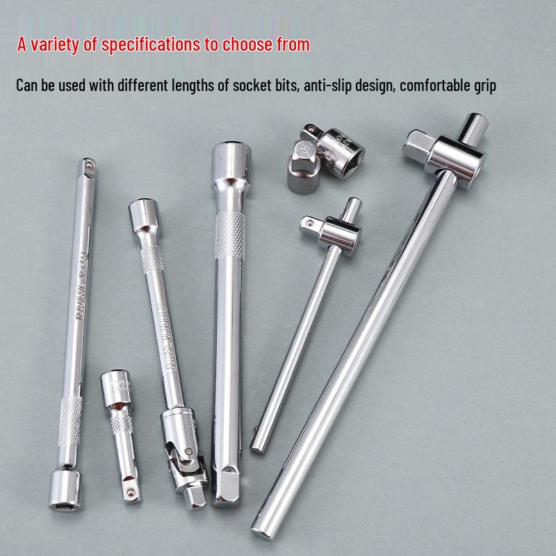 Large Bent 1/2-inch Socket Extension Bar with Power Adapter