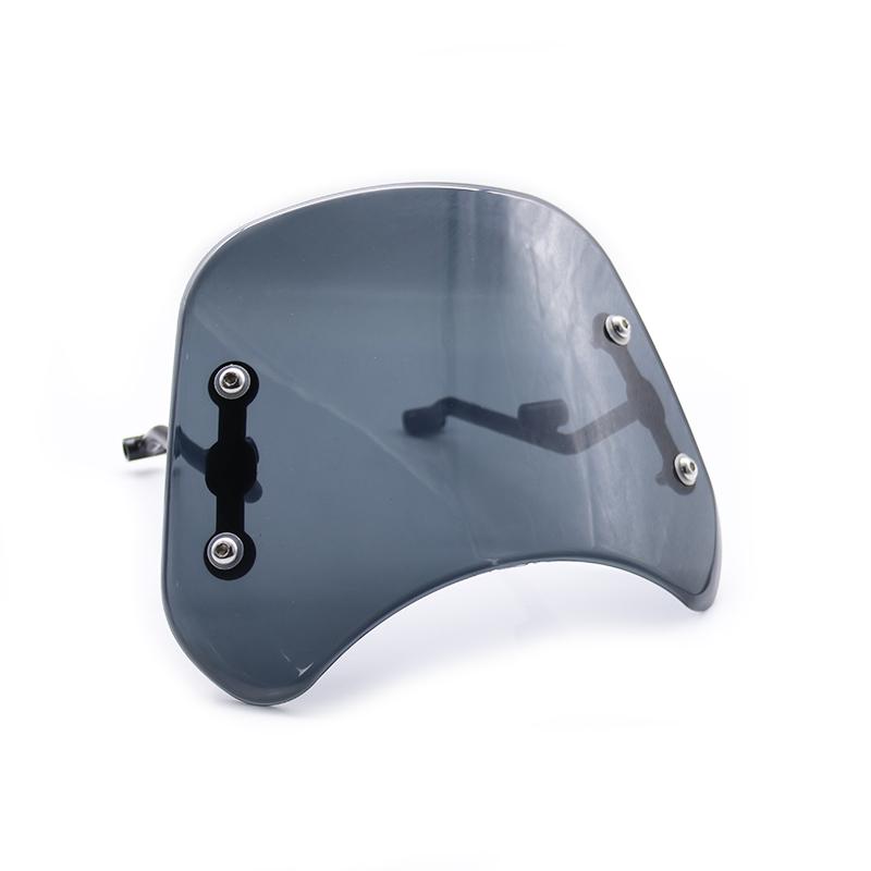 For Benelli Leoncino 500 Leoncino500 Front Fairing Accessories Motorcycle Windshield Windscreen With Brackets Wind Deflector