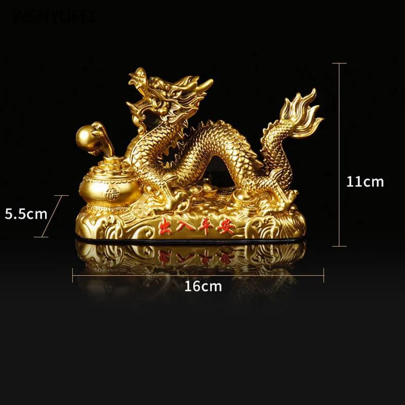 Home Decoration Accessories Zodiac Dragon Desktop Ornament Automotive Interior Accessories Mascot Car Interior Decorations