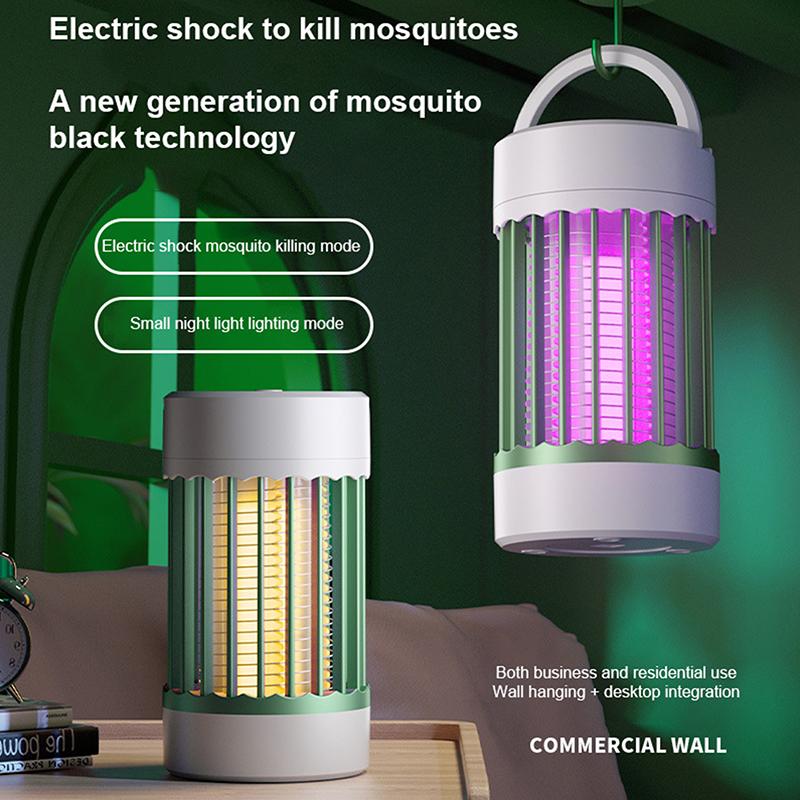 Mute Electronic Insect Killers Camping Anti Fly Trap Led Rechargeable Anti Mosquito Repellent Killer Portable Indoor Bug Zapper