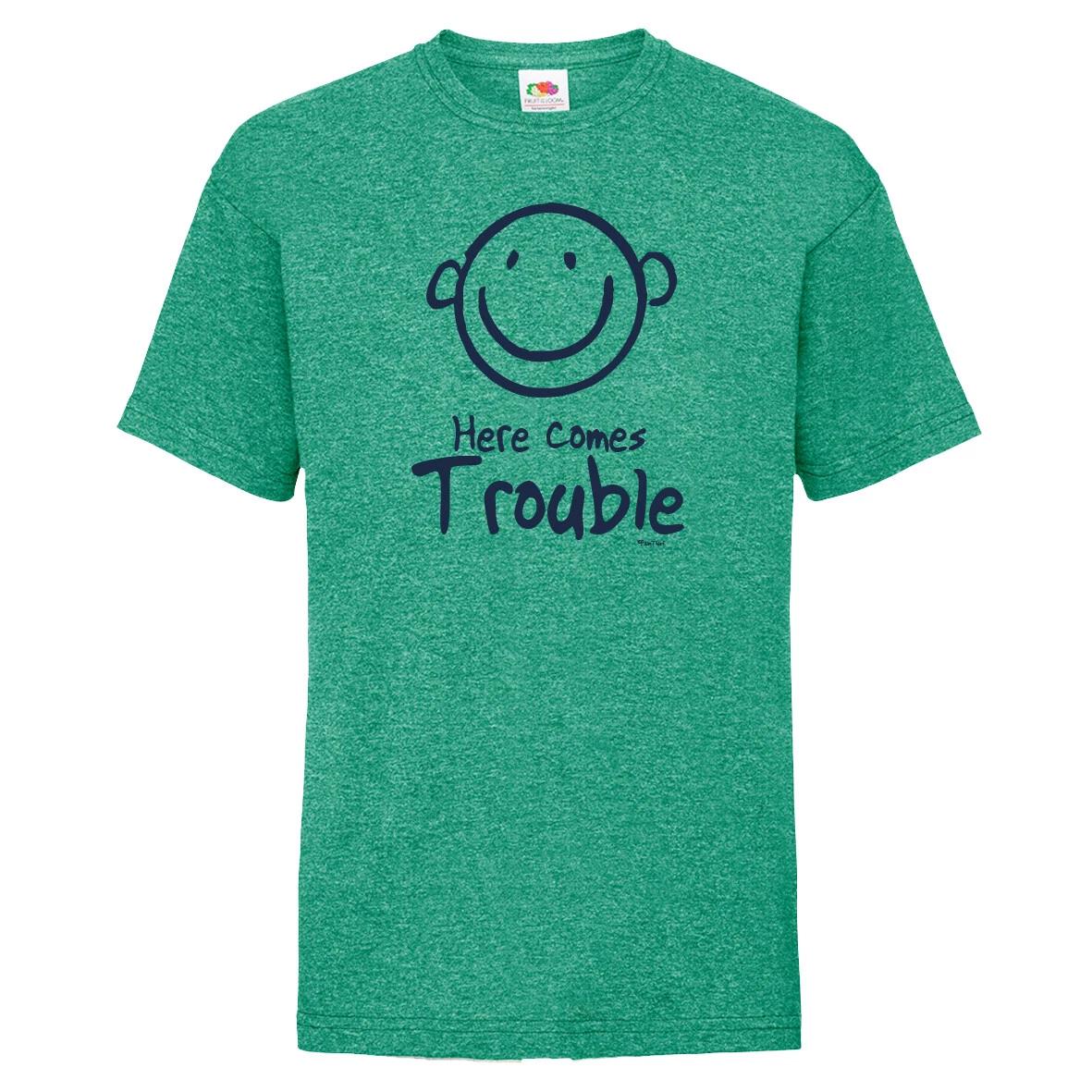 Here Comes Trouble t-shirt kids mischief kids clothes Birthday Gift M