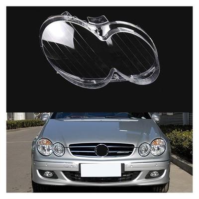 Car Front Headlight Lens Cover Transparent Lamp Shade Lamp Cover Caps For Mercedes-Benz W209 CLK 2Door 2003-2009