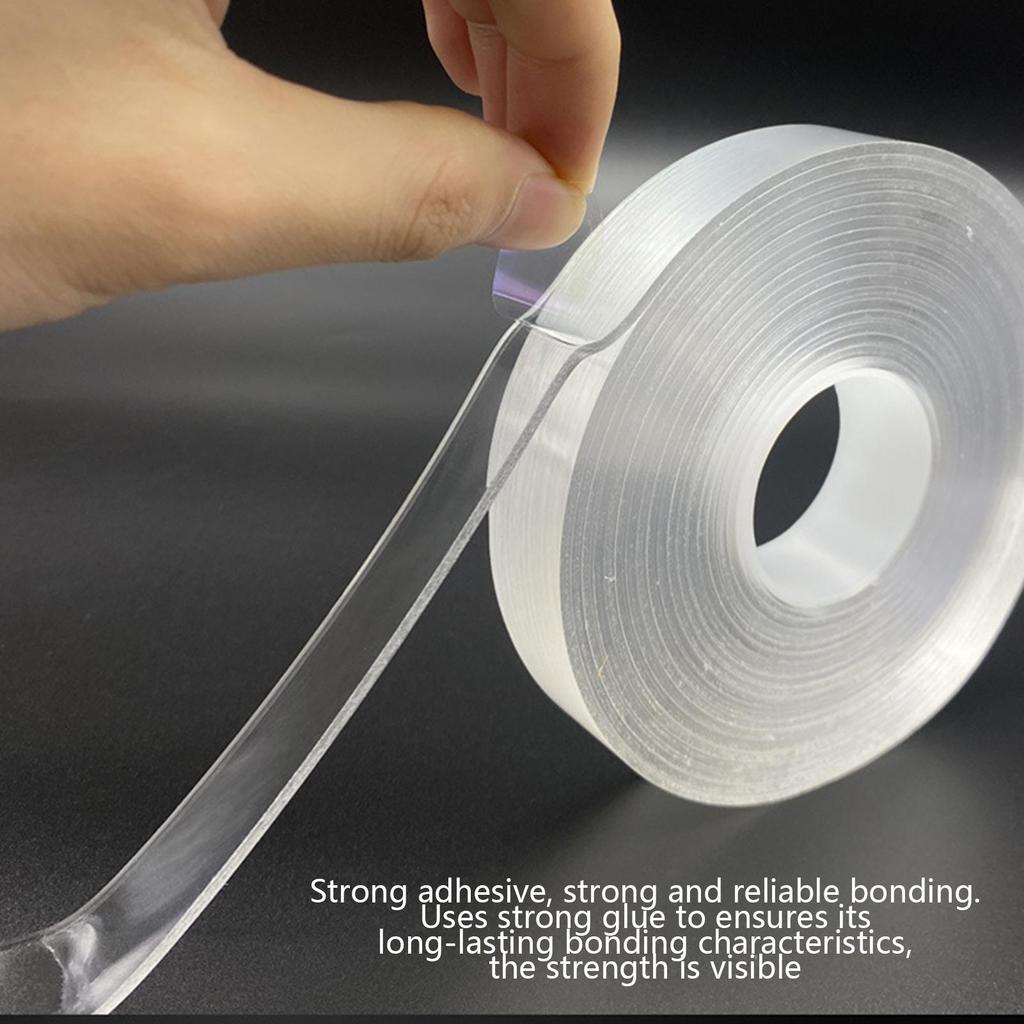 Double Sided Tape Heavy Duty Clear Nano Waterproof Removable Strong Adhesive Mounting Tape Wall Adhesive for Posters Pictures