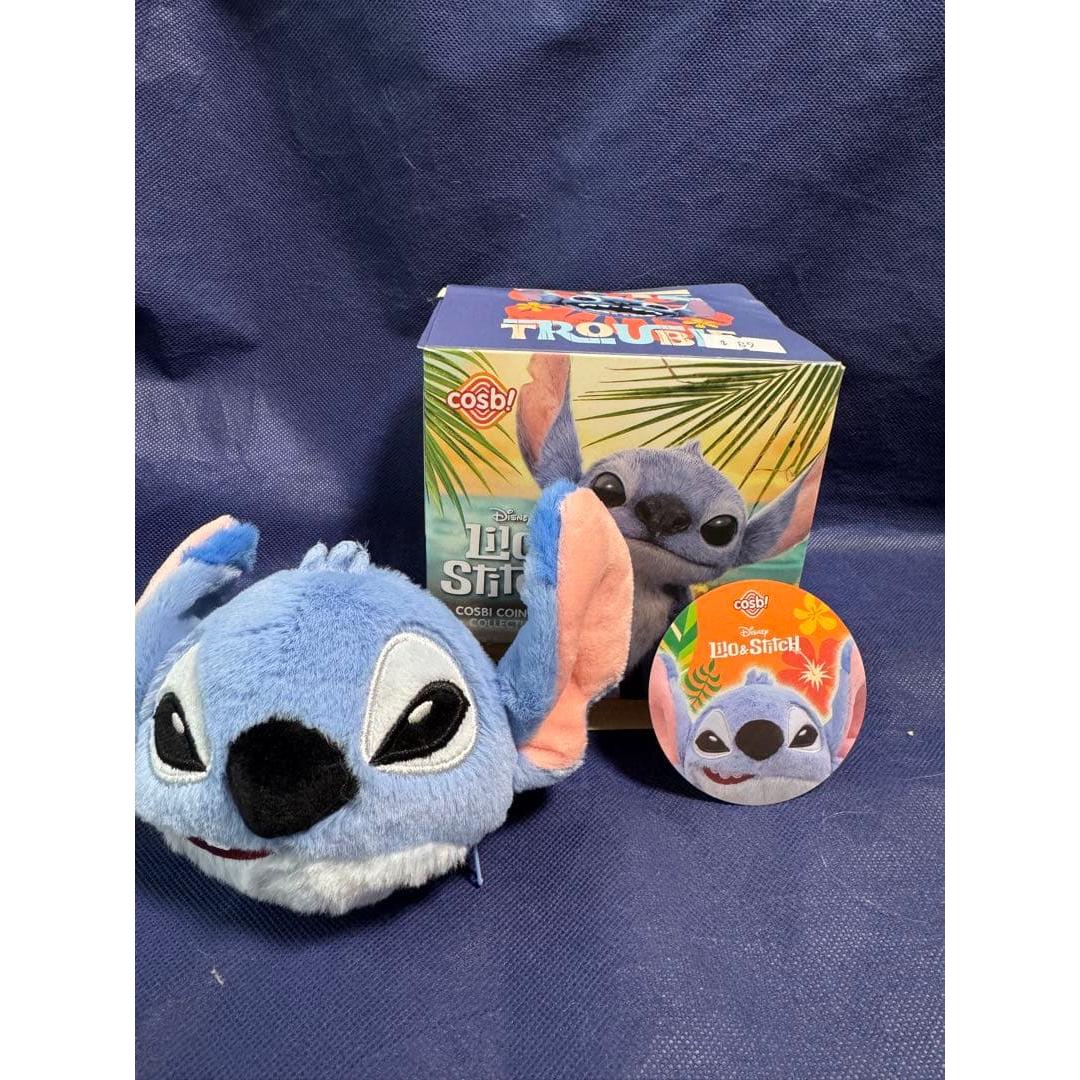 Disney Cosbi Coin Pouch Stitch Plush Toy