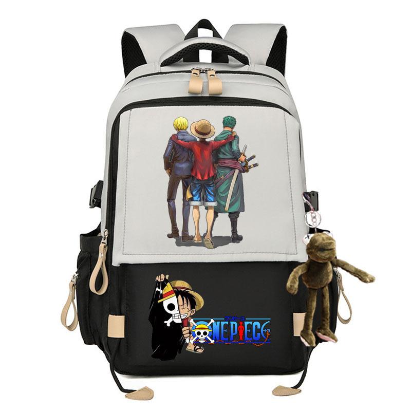 ONE PIECE Backpack Teen Student Large Capacity Fashion Backpack
