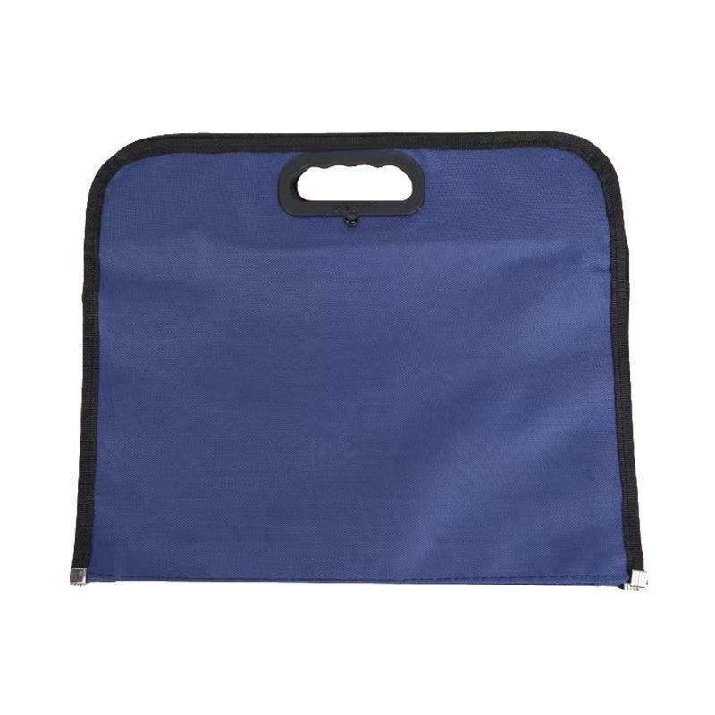 Double-Layer B4 Oxford Document Handbag - Portable Office and Business Meeting Bag