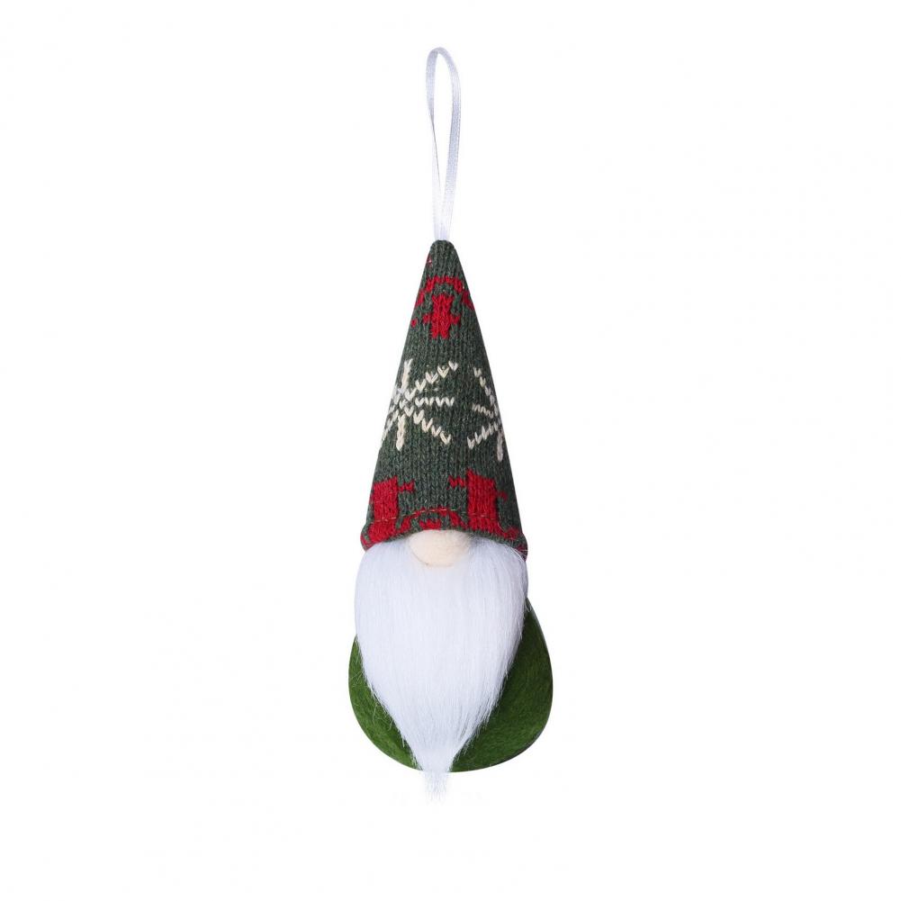 Faceless Gnome Doll Hanging Christmas Dwarf Ornament Festive Christmas Gnome Ornaments Plush Faceless Dolls Cheerful Holiday