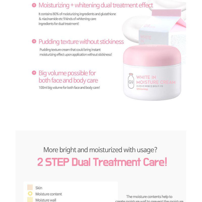 G9SKIN White In Moisture Cream 100g