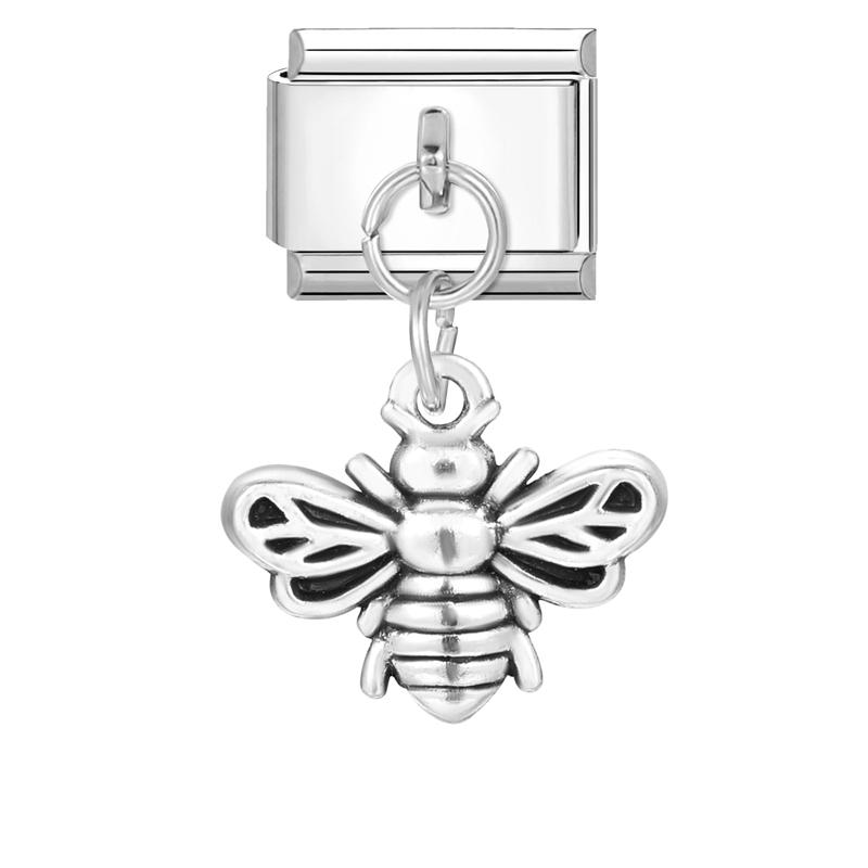 

Y2K Сердце Бант Звезда Луна Бабочка Циркон Маргаритка Крест Итальянские Шармы-Звенья Подходят для 9мм Браслета из Нержавеющей Стали DIY Изготовление Подарки